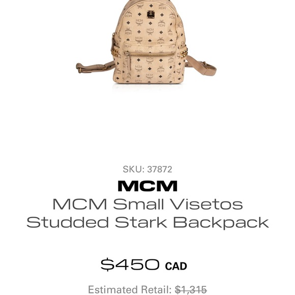 Munchen stark backpack (DESIGNER BAG) - Picture 8 of 8